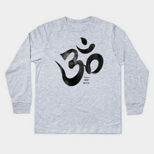 Ohm. Kids Long Sleeve T-Shirt